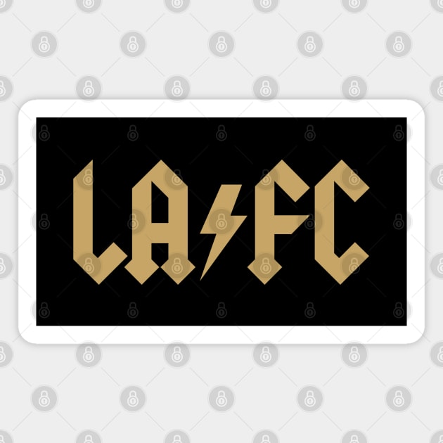 Rock with LAFC! Solid Magnet by TheAestheticHQ